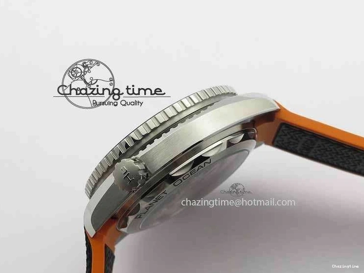 0417 Resilient Planet Ocean 2016 43.5mm SS OM 1:1 Best Edition Black Dial On Black Nylon Strap A 8167